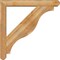 Ekena Millwork Funston Craftsman Rough Sawn Bracket w/ Offset Brace, Western Red Cedar, 6"W x 40"D x 40"H BKT0604X40X40FST04RWR - alternate 3